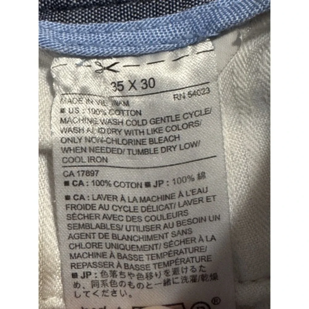 Banana‎ Republic Aiden Fit Men's Khaki Pants 35x30 Cotton Chinos